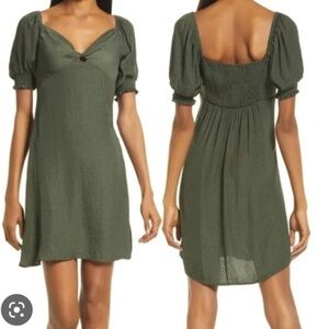 NSR Olive Dress